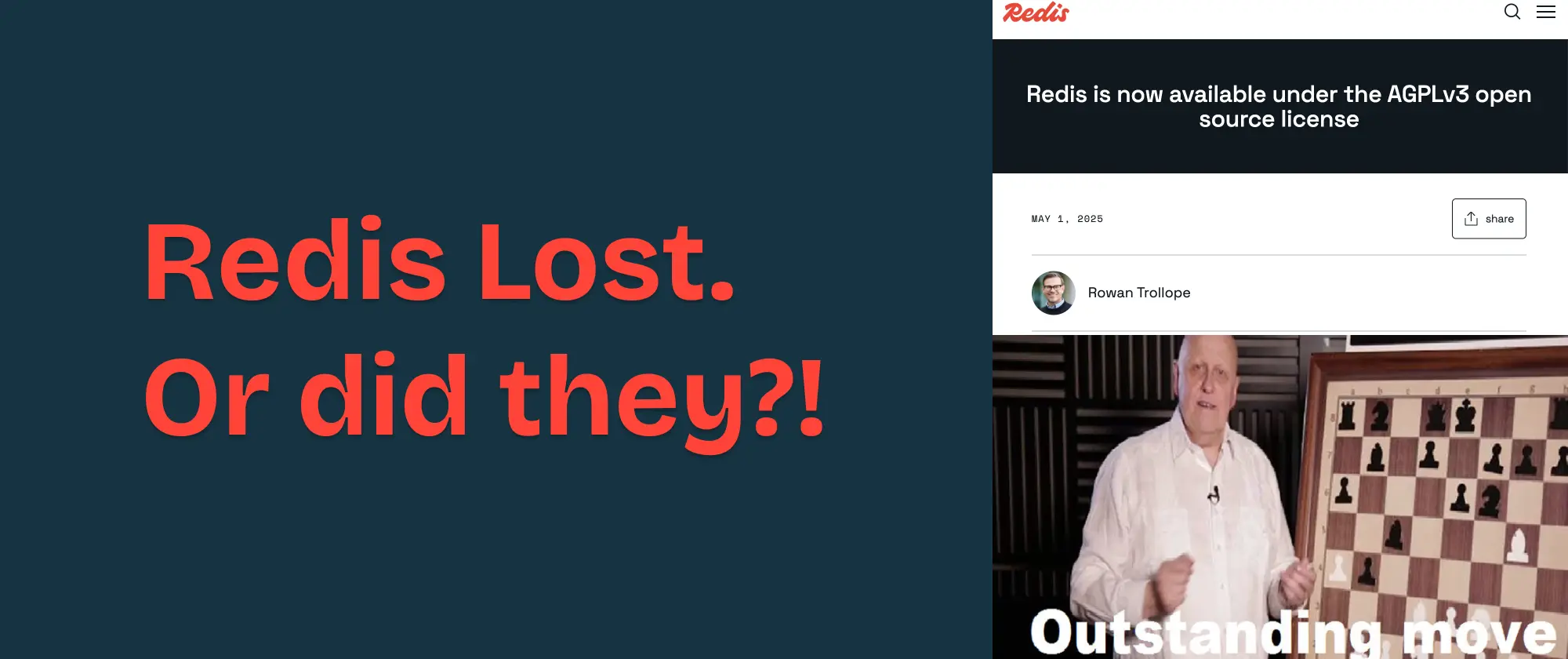 Redis hat verloren. Oder doch nicht?